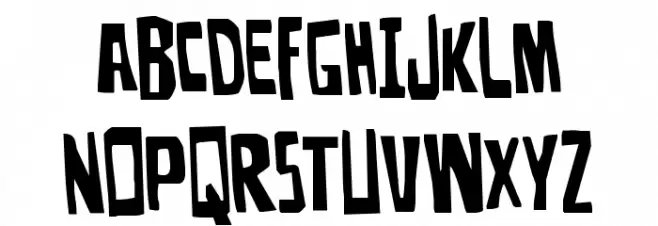 Disturbia Rotalic 2 Schriftart Groß