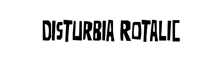 Disturbia Rotalic  font caratteri gratis