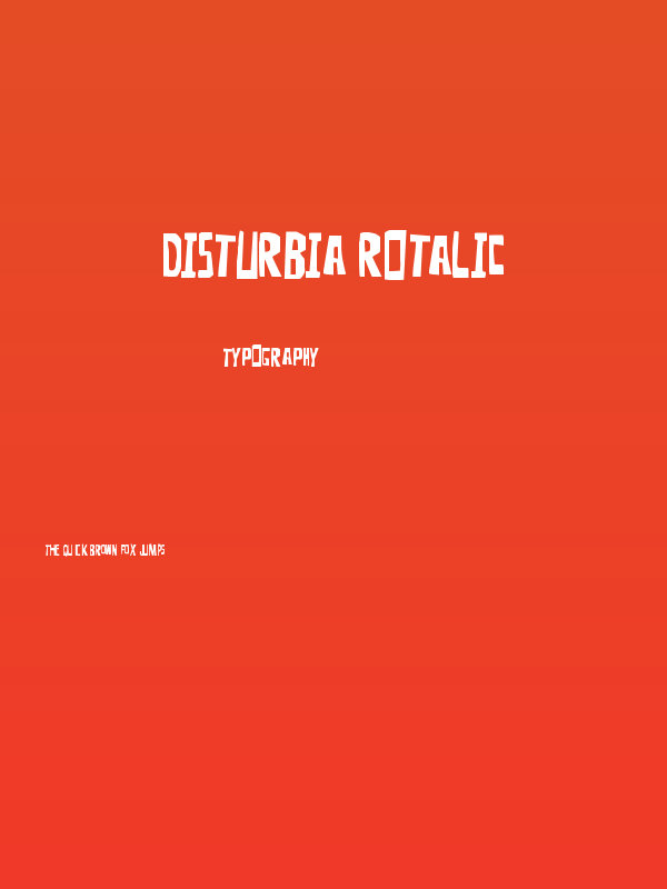 Disturbia Rotalic Poster