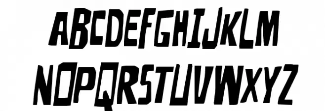 Disturbia Semi-Italic خط أحرف كبيرة