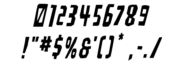 Disturbia Title Italic Font OTHER CHARS