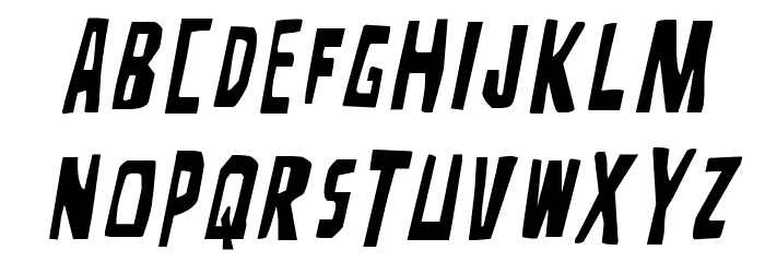 Disturbia Title Italic Font LOWERCASE