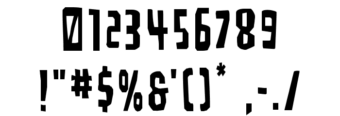 Disturbia Title Font OTHER CHARS