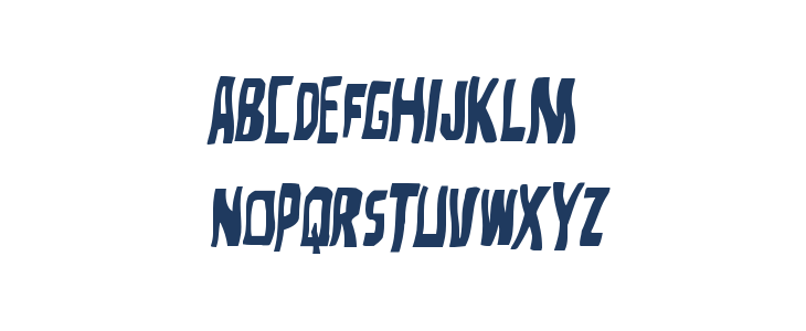 Disturbia Wavy Italic Lowercase