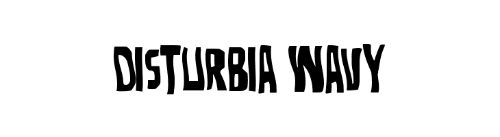 Disturbia Wavy  Frei Schriftart Herunterladen