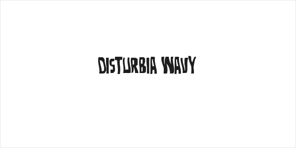 Disturbia Wavy Logo