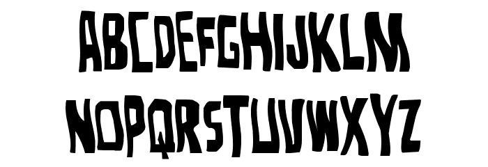 Disturbia Wavy Font LOWERCASE