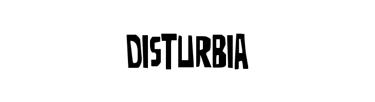 Disturbia  Скачать бесплатные шрифты