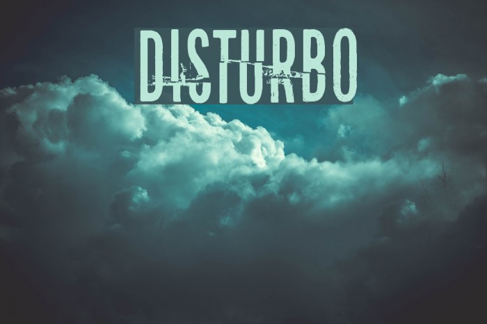 Disturbo Font examples