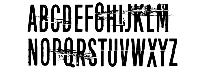 Disturbo Font LOWERCASE
