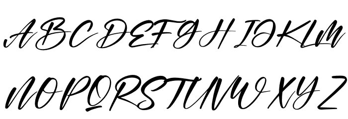 Dita & Rusta Font Litere mari