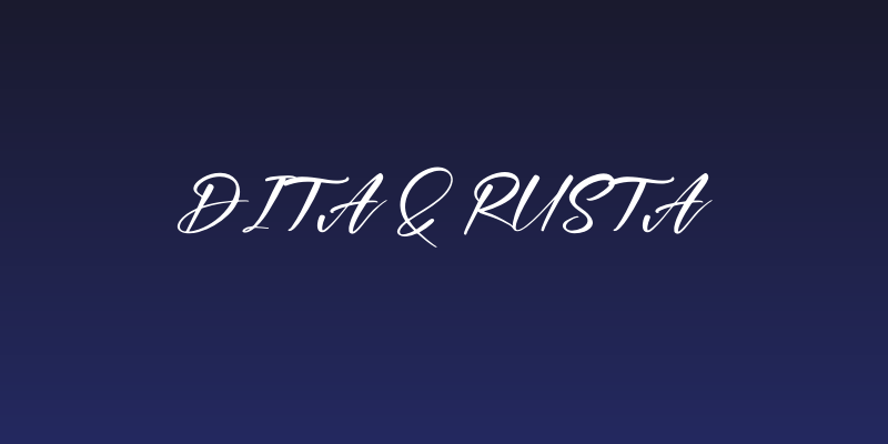 Dita & Rusta Social Header