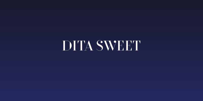 Dita Sweet Social Header