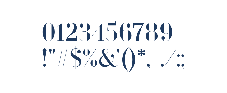 DitaSweet Other Characters