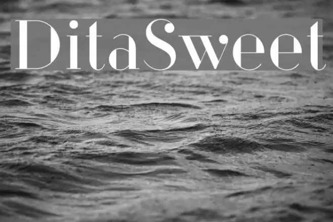 DitaSweet Font examples