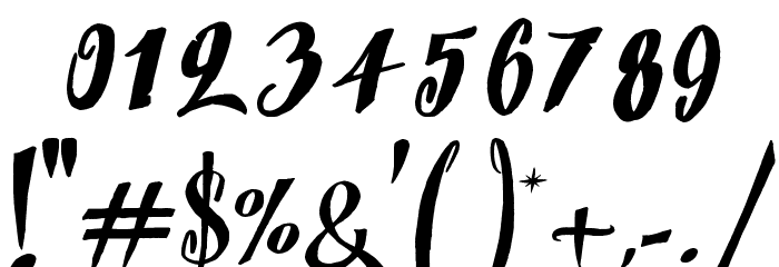 Dite Alla Giovine Font OTHER CHARS