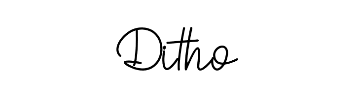Ditho  font caratteri gratis