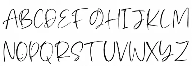 Dittanila Personal Use フォント 大文字