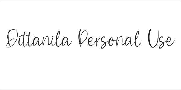 Dittanila Personal Use Logo