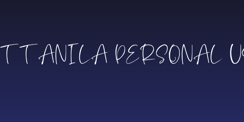 Dittanila Personal Use Social Header