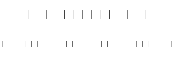 DivChem Font OTHER CHARS