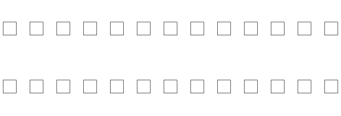 DivChem Font LOWERCASE