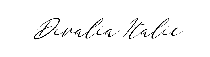 Divalia Italic  les polices de caractères gratuit tlcharger