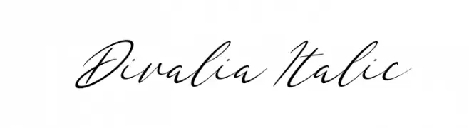 Divalia Italic  les polices de caractères gratuit tlcharger