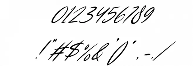 Divalia Italic Font OTHER CHARS