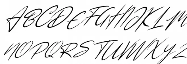 Divalia Italic फ़ॉन्ट अपरकेस
