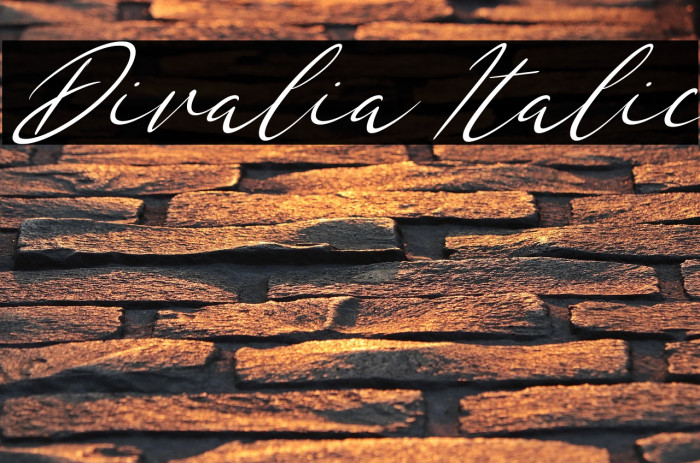 Divalia Italic Example 2