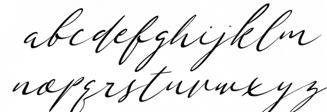 Divalia Italic Caratteri MINUSCOLO