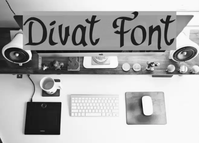 Divat Font examples