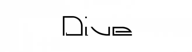 Dive  font caratteri gratis