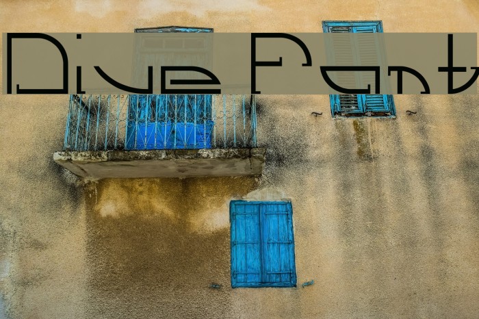 Dive Font examples