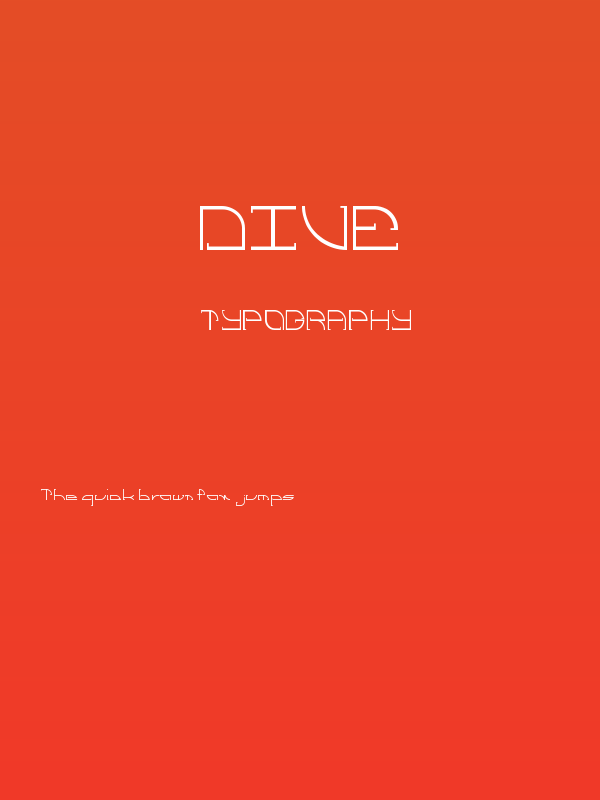 Dive Poster
