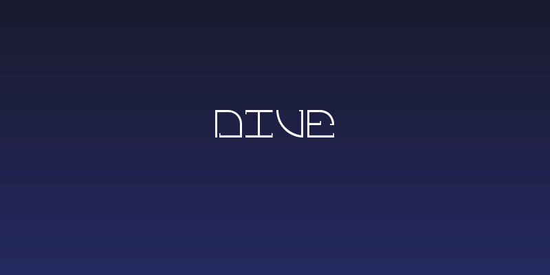 Dive Social Header