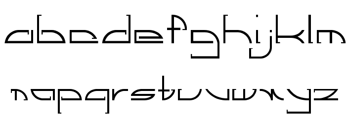 Dive Font LOWERCASE
