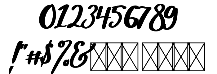 Diveil ScriptFree Font OTHER CHARS
