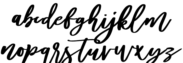 Diveil ScriptFree Font LOWERCASE