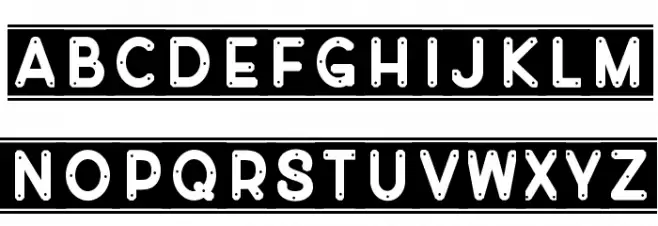 Diverplate 字体 大写