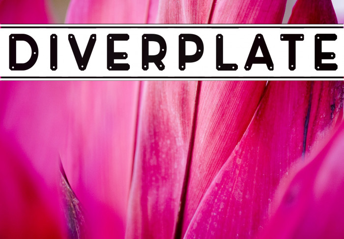 Diverplate Font examples