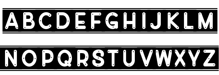 Diverplate Font LOWERCASE
