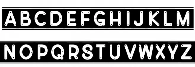 Diverplate Caratteri MINUSCOLO