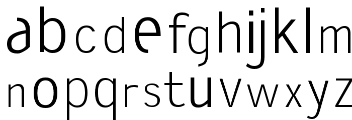 Diversitia Font LOWERCASE