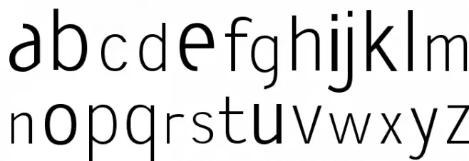 Diversitia फ़ॉन्ट लोअरकेस