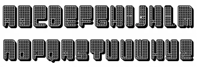 Diversity Extravagant Regular Polices MAJUSCULES