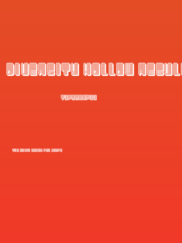 Diversity Hollow Regular Poster