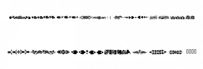 Dividers & Misc Polices MAJUSCULES
