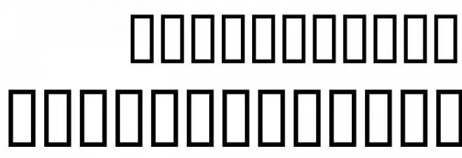 Dividers 字体 大写